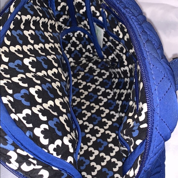 💕🌸🌺Vera Bradley Bag Very Nice Navy Blue - Picture 4 of 9